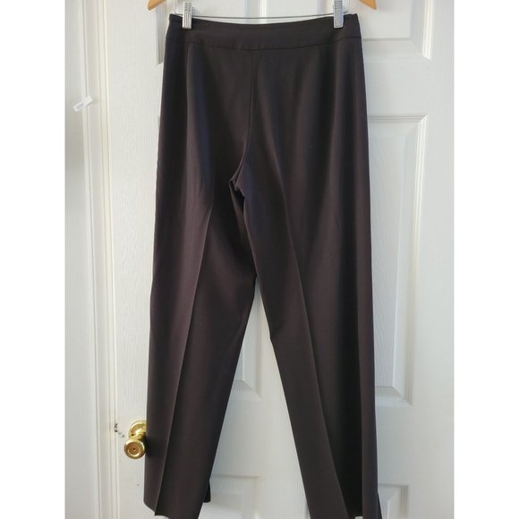 Giorgio Armani Chocolate Brown Wool dress pants trousers size 10 - Picture 4 of 10